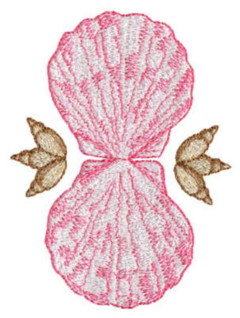 Picture of Seashells Machine Embroidery Design