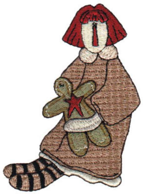 Picture of Annie Doll Machine Embroidery Design
