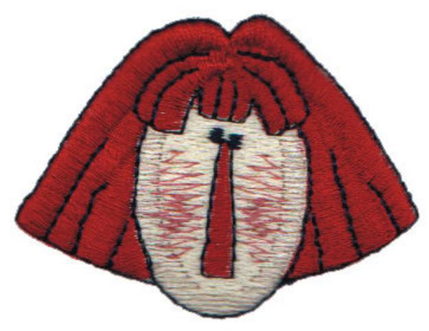 Picture of Annie Head Machine Embroidery Design