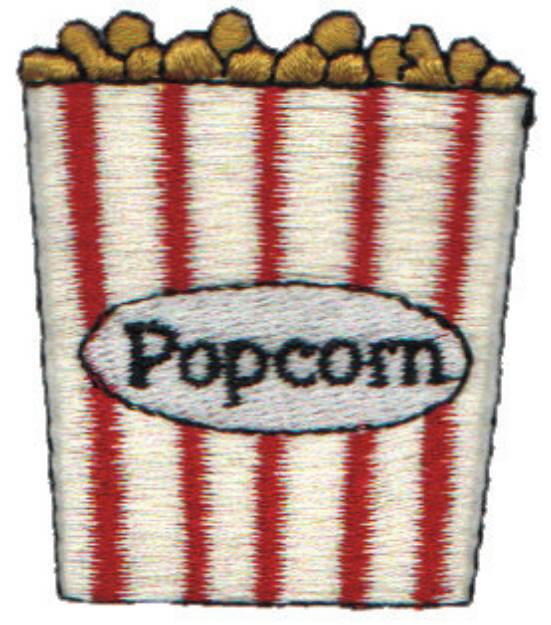 Picture of Popcorn Machine Embroidery Design