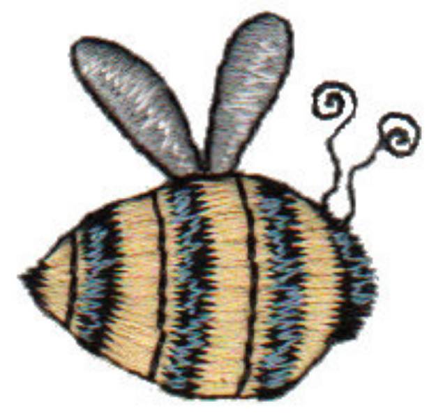 Picture of Bumble Bee Machine Embroidery Design