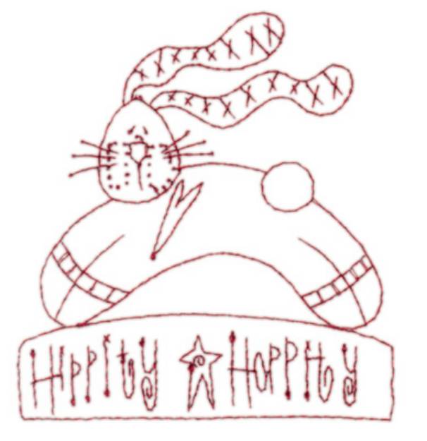 Picture of Hippity Hoppity Machine Embroidery Design