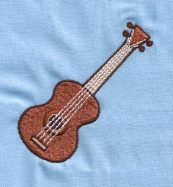 Picture of Ukelele Machine Embroidery Design