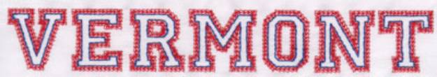 Picture of Vermont Machine Embroidery Design