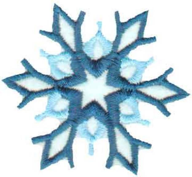 Picture of Elegant Snowflake Machine Embroidery Design