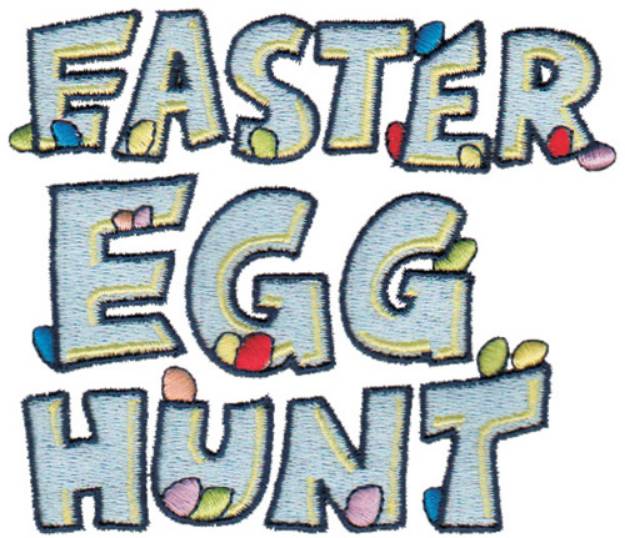 Picture of Easter Egg Hunt Machine Embroidery Design