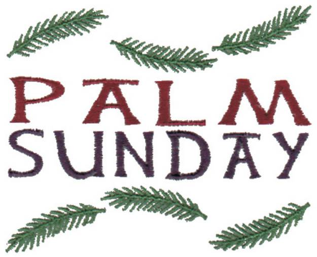 Picture of Palm Sunday Machine Embroidery Design