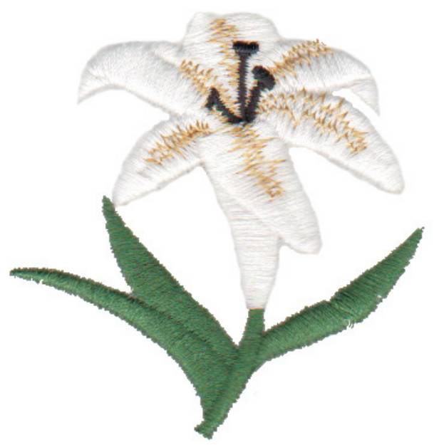 Picture of Lily Machine Embroidery Design