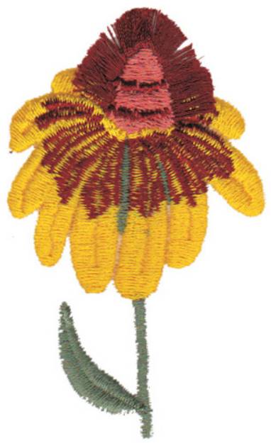 Picture of Coneflower Machine Embroidery Design