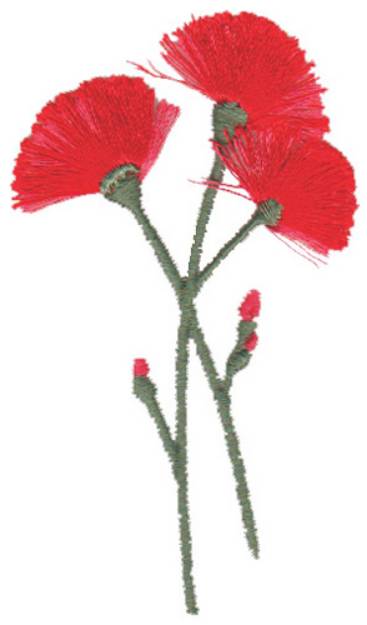 Picture of Pink Carnations Machine Embroidery Design