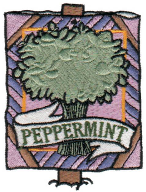 Picture of Peppermint Machine Embroidery Design