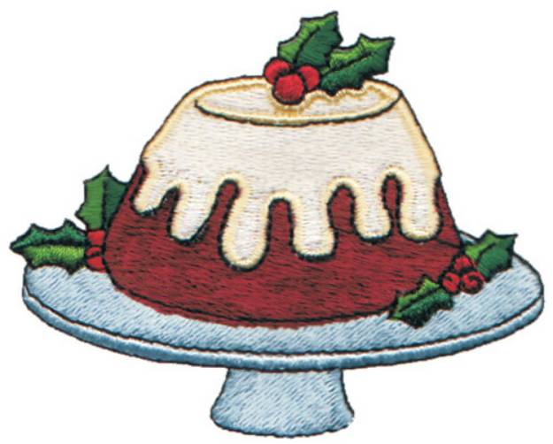 Picture of Christmas Cake Machine Embroidery Design