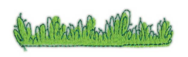 Picture of Grass 2 Machine Embroidery Design