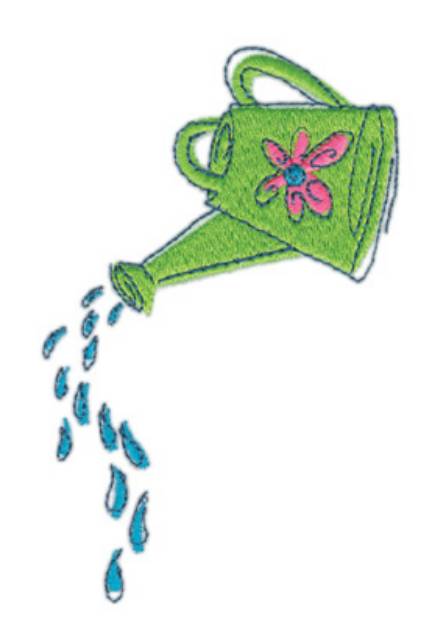 Picture of Water Can & Water Machine Embroidery Design