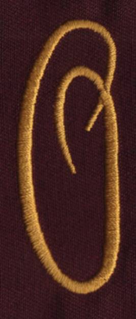 Picture of FM Left O Machine Embroidery Design