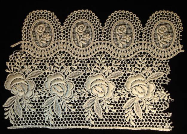 Picture of Lace Flowers Machine Embroidery Design