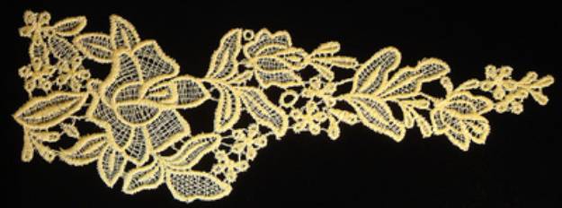 Picture of Lace Flowers Machine Embroidery Design