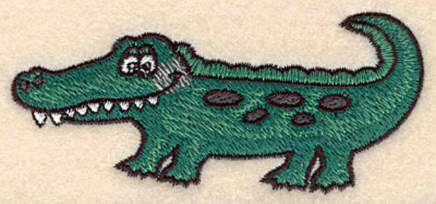 Picture of Alligator Machine Embroidery Design