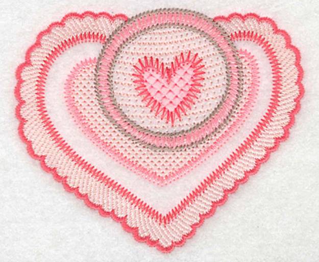 Picture of Heart Duo Machine Embroidery Design