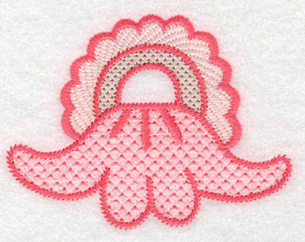 Picture of Scalloped Flower Machine Embroidery Design