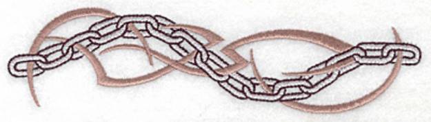 Picture of Chain Link Tribal Design Machine Embroidery Design