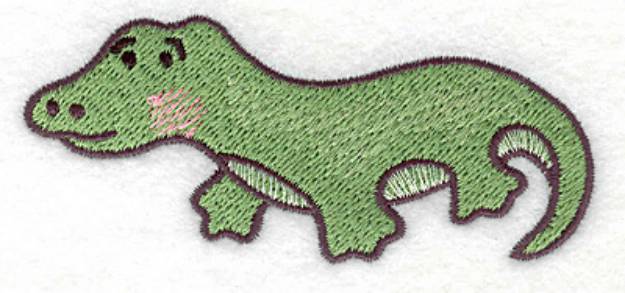 Picture of Crocodile Machine Embroidery Design