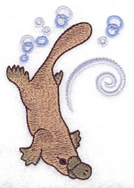 Picture of Platypus Machine Embroidery Design