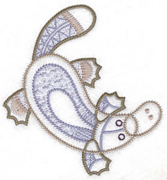 Picture of Artistic Platypus Machine Embroidery Design