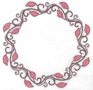 Picture of Circle of Vines Machine Embroidery Design