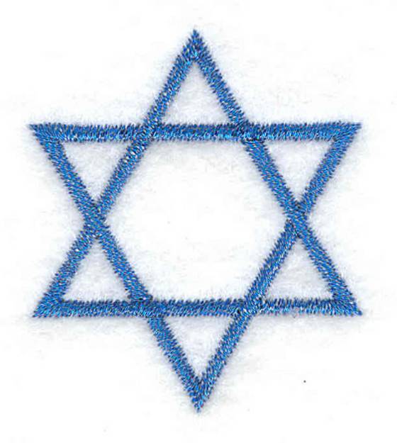 Picture of Star of David Machine Embroidery Design