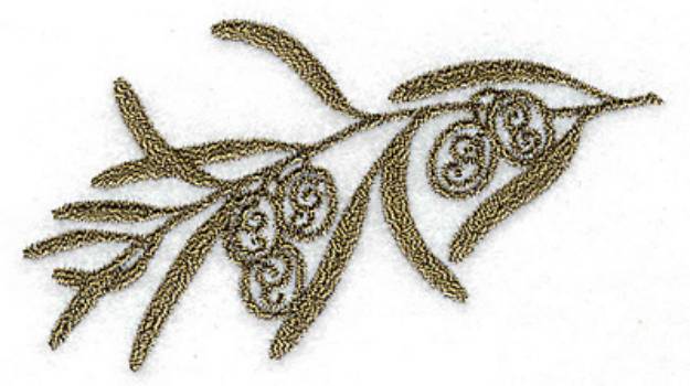 Picture of Olive Branch Machine Embroidery Design