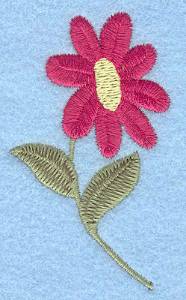 Picture of Single Flower Machine Embroidery Design