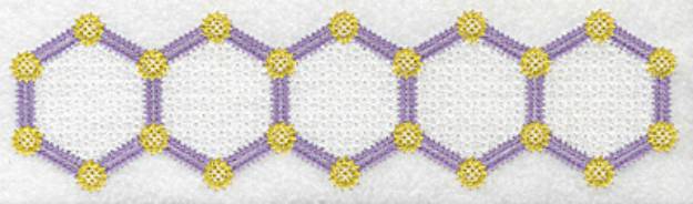 Picture of Hexagon Border Machine Embroidery Design