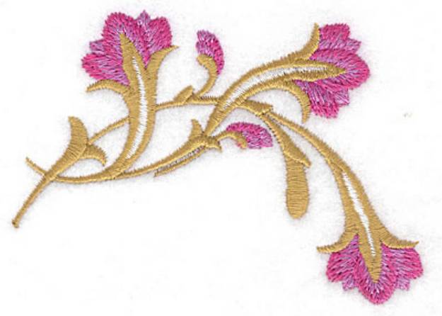 Picture of Floral Detail Machine Embroidery Design