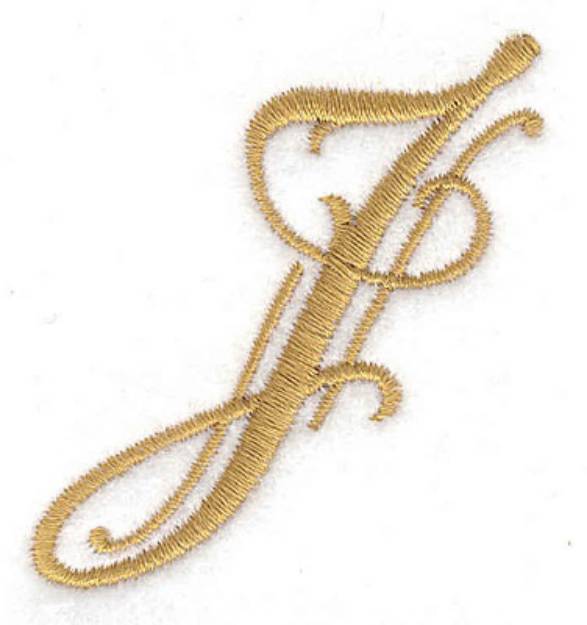 Picture of J Machine Embroidery Design