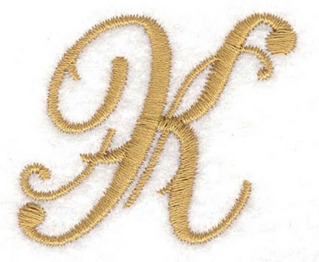 Picture of K Machine Embroidery Design