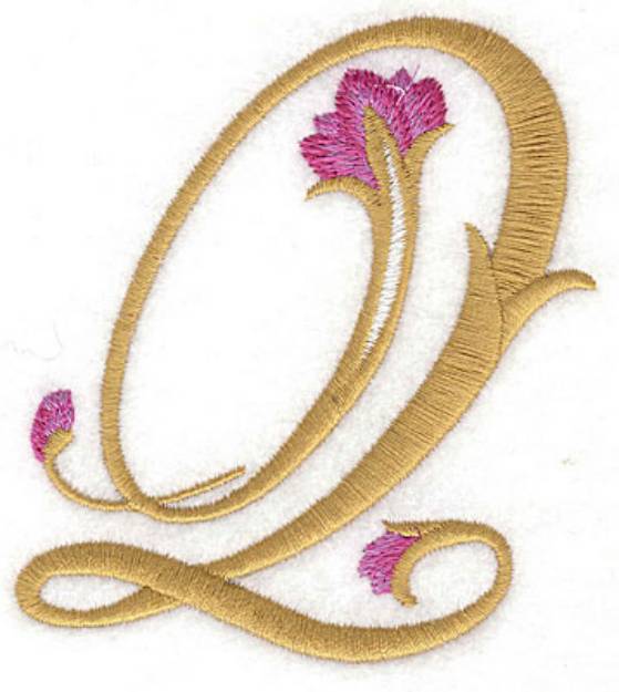 Picture of Q Floral Machine Embroidery Design