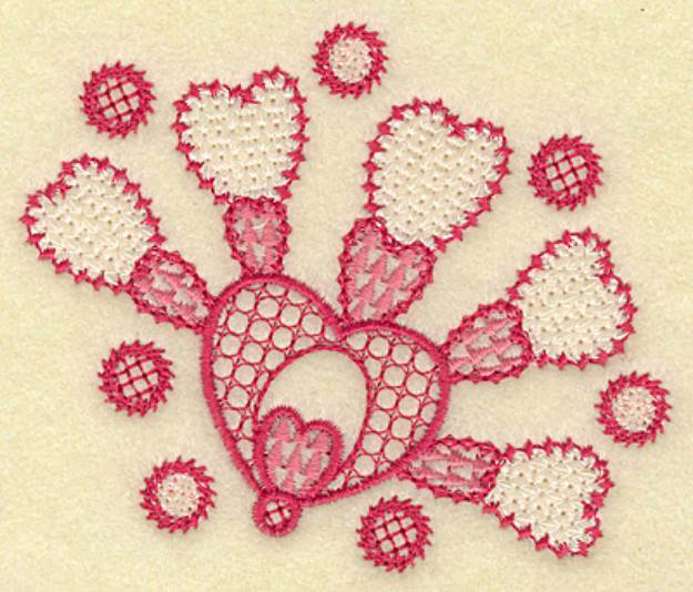 Picture of Hearts Galore Machine Embroidery Design