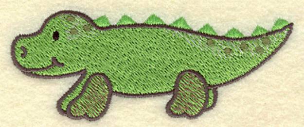 Picture of Alligator Machine Embroidery Design