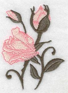 Picture of Rosebuds Machine Embroidery Design