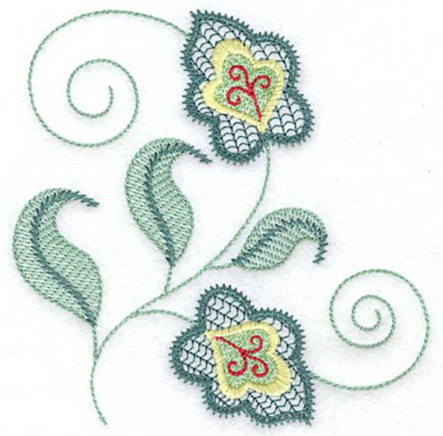 Picture of Leaf Design Machine Embroidery Design