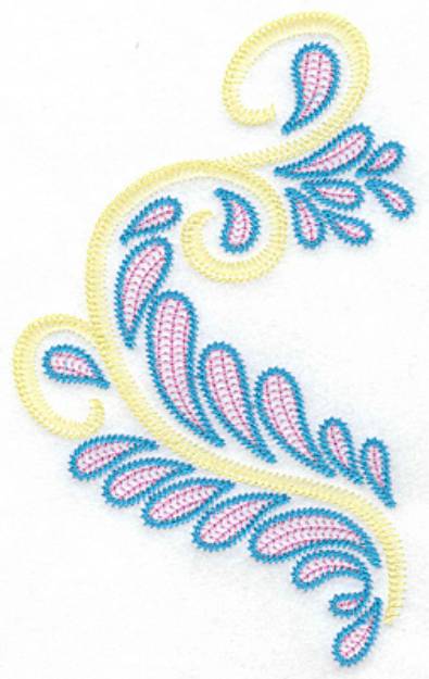 Picture of Splashes & Swirls A Machine Embroidery Design