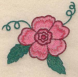 Picture of Flower Machine Embroidery Design