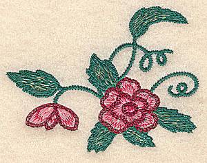 Picture of Flower Machine Embroidery Design