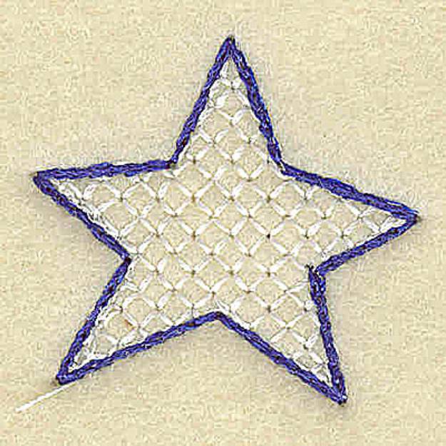 Picture of Period star Machine Embroidery Design