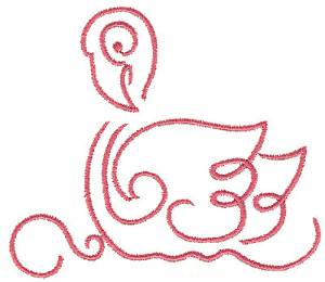 Picture of Flamingo Machine Embroidery Design