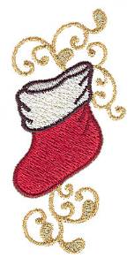 Picture of Christmas Stocking Machine Embroidery Design