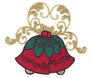 Picture of Christmas Bells Machine Embroidery Design