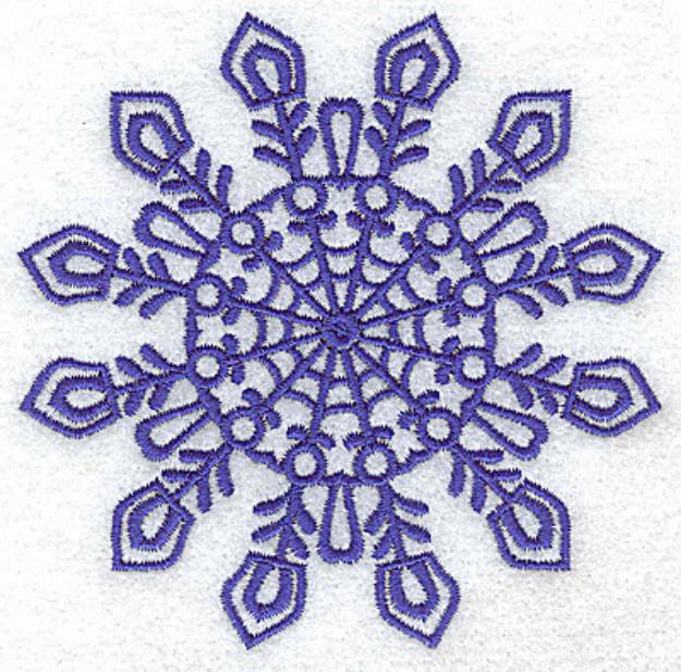 Picture of Snowflake 2 Machine Embroidery Design