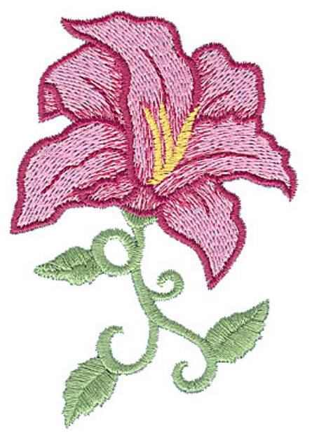 Picture of Lily Machine Embroidery Design